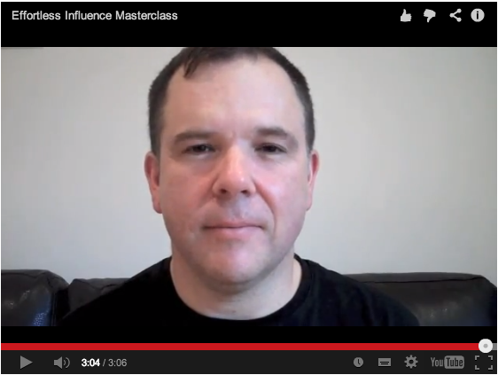 2-Hour Effortless Influence Masterclass, Friday 25 Oct 7pm